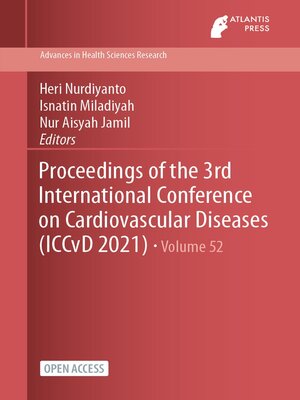 cover image of Proceedings of the 3rd International Conference on Cardiovascular Diseases (ICCvD 2021)